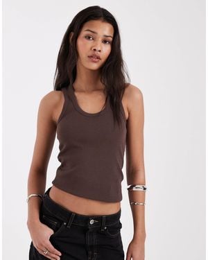 JJXX Ribbed Vest With Scoop Neck - Purple
