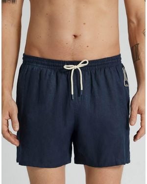 Intimissimi Plain Swim Trunks - Blue