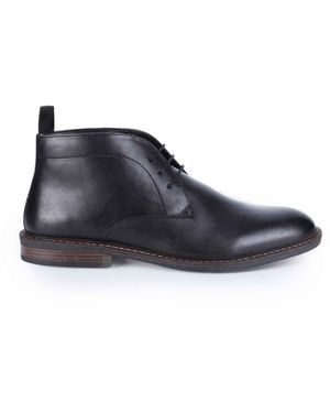 Thomas Crick Addison - bottines chelsea classiques en daim - Noir