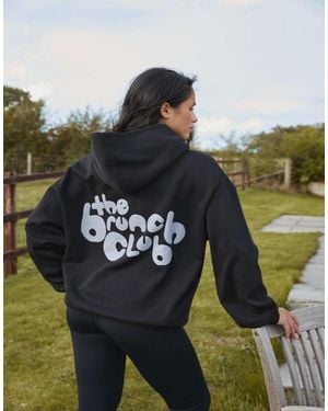 South Beach The Brunch Club Hoodie - Grey