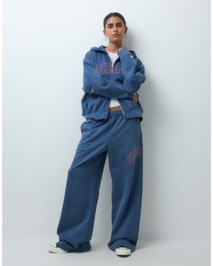 Champion Future Memories Oversized Open Hem Joggers - Blue