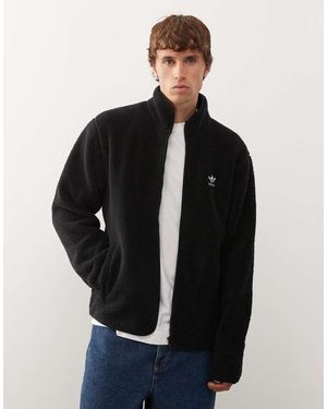 adidas Originals Trefoil Essentials Teddy Fleece - Black