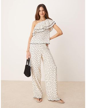 Y.A.S Wide Leg Trouser Co-ord - Natural