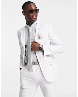 ASOS Wedding - pantalon - Blanc