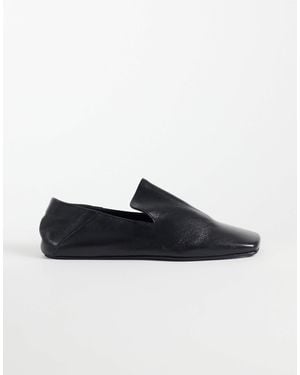 ASOS Malachi slipper-schuhe aus em leder - Schwarz
