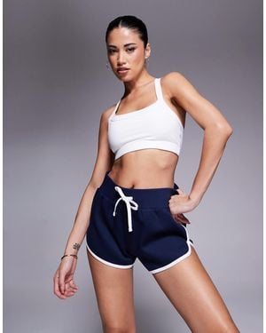 4505 Retro Micro Jersey Running Shorts - Blue