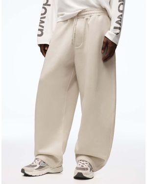 Bershka Balloon Fit joggers - Natural
