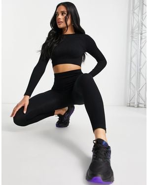 HIIT Seamless Rib legging - White