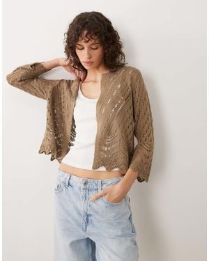 Jdy – strickjacke - Braun
