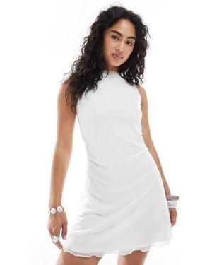 JJXX Mesh Mini Dress - White