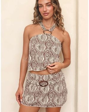 Dippin' Daisy's Salsa Skirt - Brown