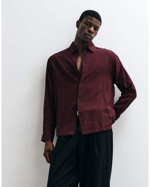 ASOS Relaxed Flowing Shirt - Red