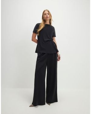 River Island Straight Leg Trousers - Blue
