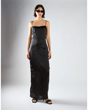 NARRATED Strapless Maxi Dress - White