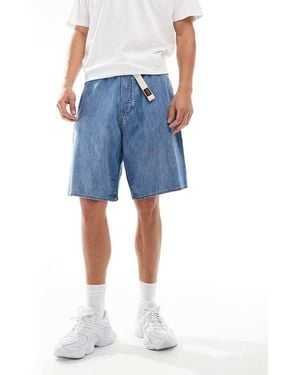 G-Star RAW Travail Baggy Denim Shorts - Blue