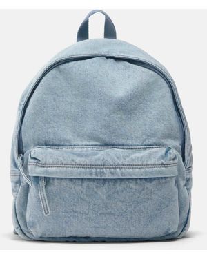 Pull&Bear – jeans-rucksack - Blau