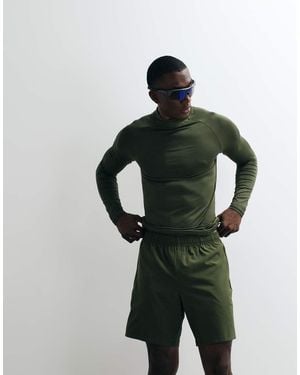 4505 Icon 7 Inch Quick Dry Training Shorts With Zip Pockets - Green
