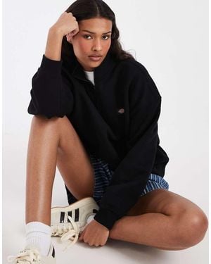 Dickies Oakport 1/4 Zip Sweatshirt - Black