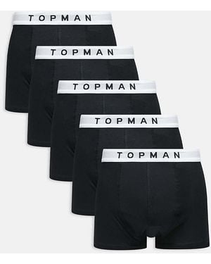 TOPMAN 5 Pack Briefs - Black