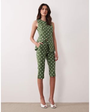 Nobody's Child Capri Pants Co-ord - Green