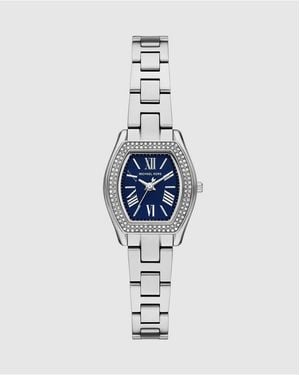 Michael Kors Chelsea Three-Hand Stainless Steel Watch - Blue