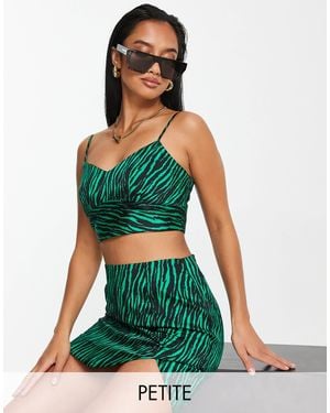 River Island – bustier - Grün