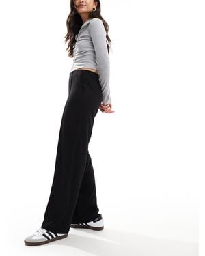 Jdy High Waist Trouser With Front Seam Detail - White