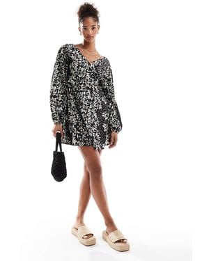 Wednesday's Girl Mini Tea Dress - Black