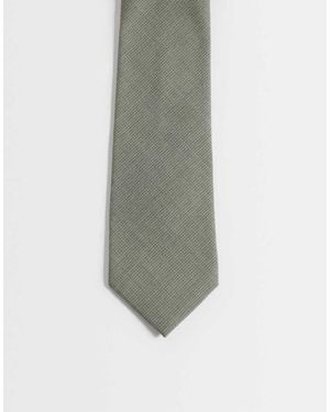 ASOS Textured Tie - White