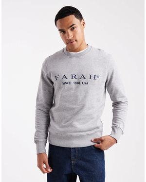 Farah – lynmouth – sweatshirt - Grau