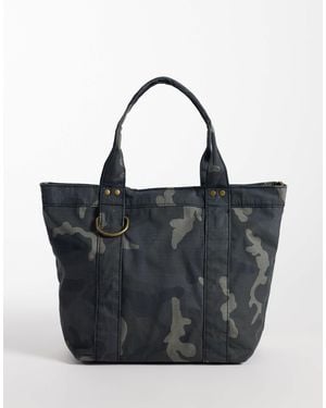 Weekday Mini-cabas à imprimé camouflage - Noir