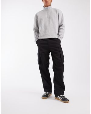 Hollister Y2k baggy Cargo Trousers - White