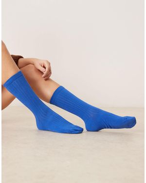 ASOS – superweiche, knöchelhohe socken - Blau