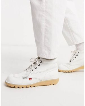 Kickers Kick Hi Boots - White