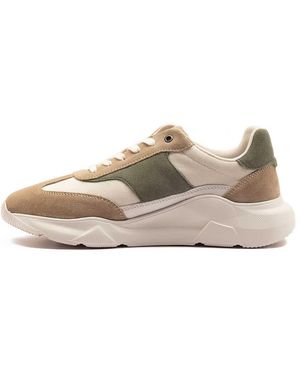 OFF THE HOOK 'Collins' Casual Lace-Up Leather Trainers - Multicolour