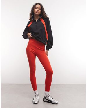 ASOS Interlock Legging - Red