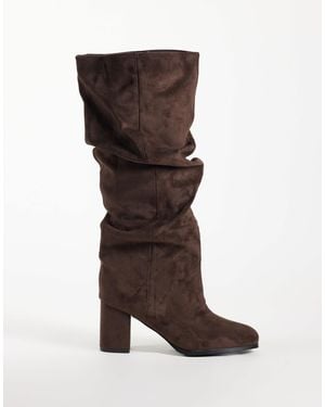 SIMMI Simmi London maggie Ruched Knee Boots - Brown