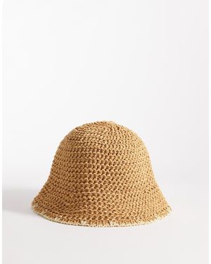 ASOS Woven Hat - Natural
