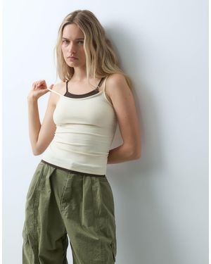 JJXX Double Layer Cami Top - Green