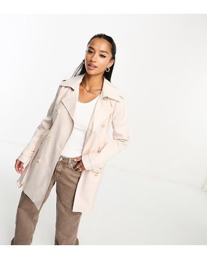 Forever New Gabardina Con Cinturón De -Beis Neutro