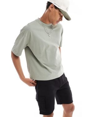 Hollister – kastiges t-shirt - Grau