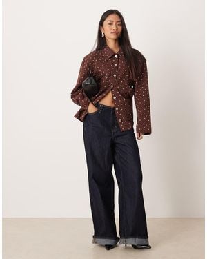 ASOS Clean Denim Jacket With Patch Pockets - Blue