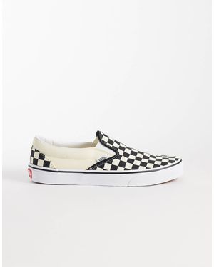 Vans – sneaker zum hineinschlüpfen mit schachbrettmuster - Mettallic