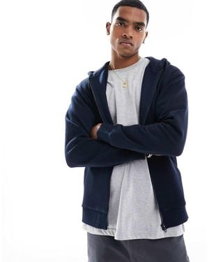 Jack & Jones Zip Through Hoodie - Blue