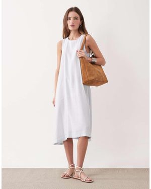 Barbour Salthill Gathered Mini Dress - White