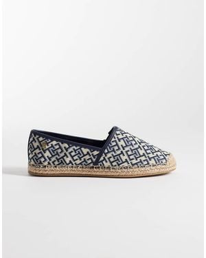 Tommy Hilfiger Monogram Jacquard Espadrille - Blue