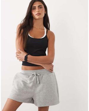 4505 Cotton Everyday Strappy Cami With Adjustable Straps - Grey