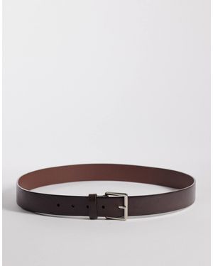 Mango – klassischer gürtel aus 100% leder - Braun