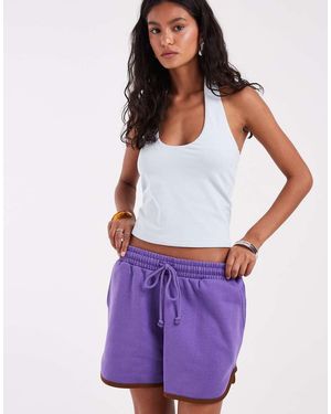 ASOS Pantaloncini Da Corsa E Marrone - Viola