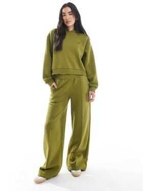 Miss Selfridge Joggers Verde De Pernera Ancha De (Parte De Un Conjunto)